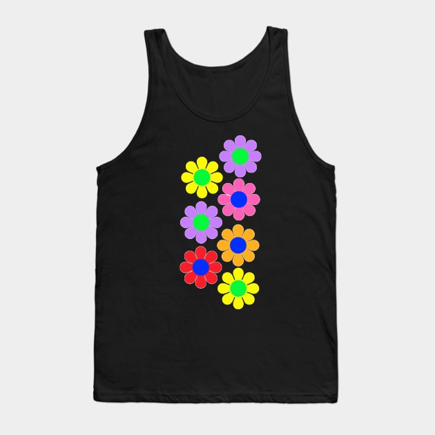 DAISYS Flower Power Tank Top by GourangaStore